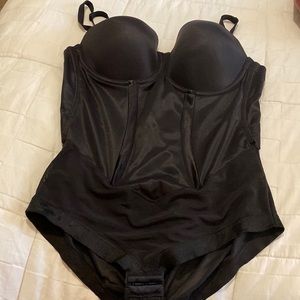 Black Maidenform body shaper.